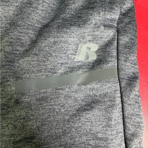 Russell Athletic Black and Gray Fleece Pants - Picture 4 of 7